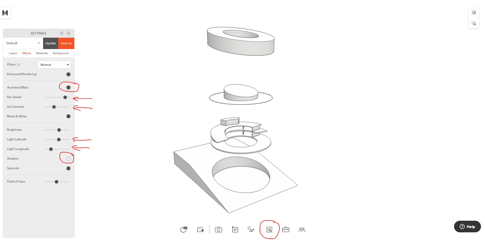 Create BIG style diagrams in Modelo and adjust settings